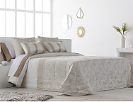 Edredón bouti doble relleno Jacquard Allure color Oro o Perla
