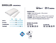 Almohada Ergonómica Doreiller. Firmeza Media