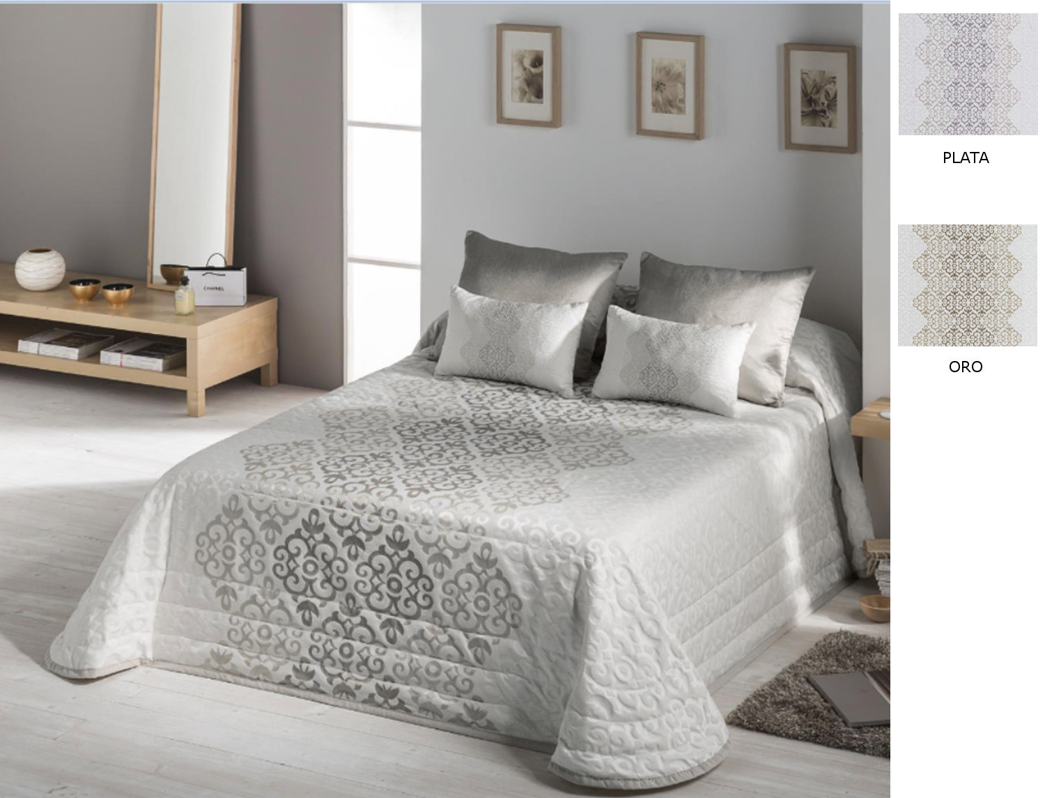 JVR Bouti Jacquard Bellini color Oro o Plata