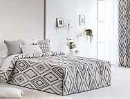 Edredón Conforter Zafra color Azul, Beige o Lila