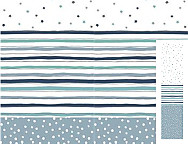 Cortina Cenefas franjas.