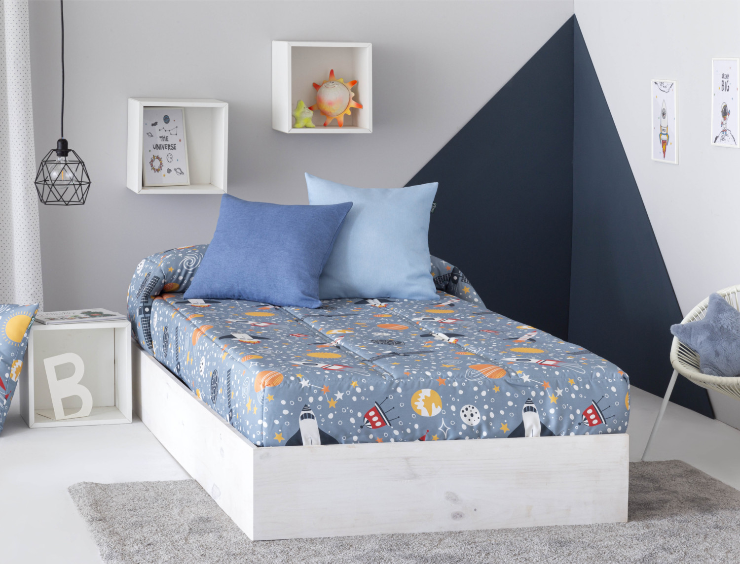 Confecciones Paula Edredón Ajustable Galaxia