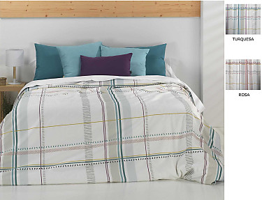 Cañete - Funda nórdica Griso color Rosa o Turquesa