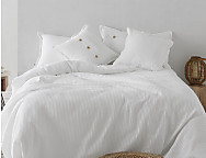 Funda nórdica Jacquard Banús 100% Algodón color Blanco