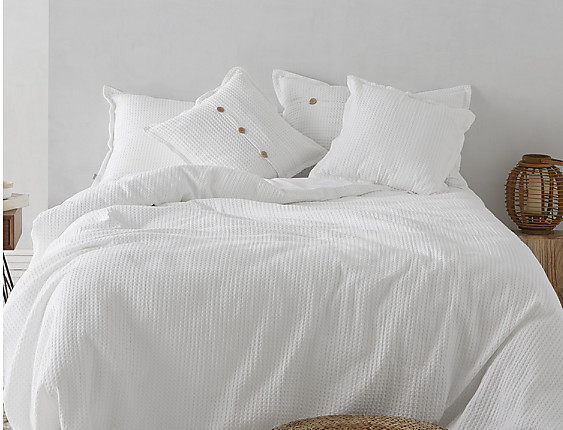 Estelia - Funda nórdica Jacquard Banús 100% Algodón color Blanco