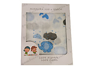 Muselina Elefante azul 10364