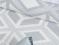 Colcha Jacquard reversible Campello color Turquesa últimas unidades.