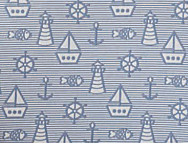 Colcha Reversible Velero Azul