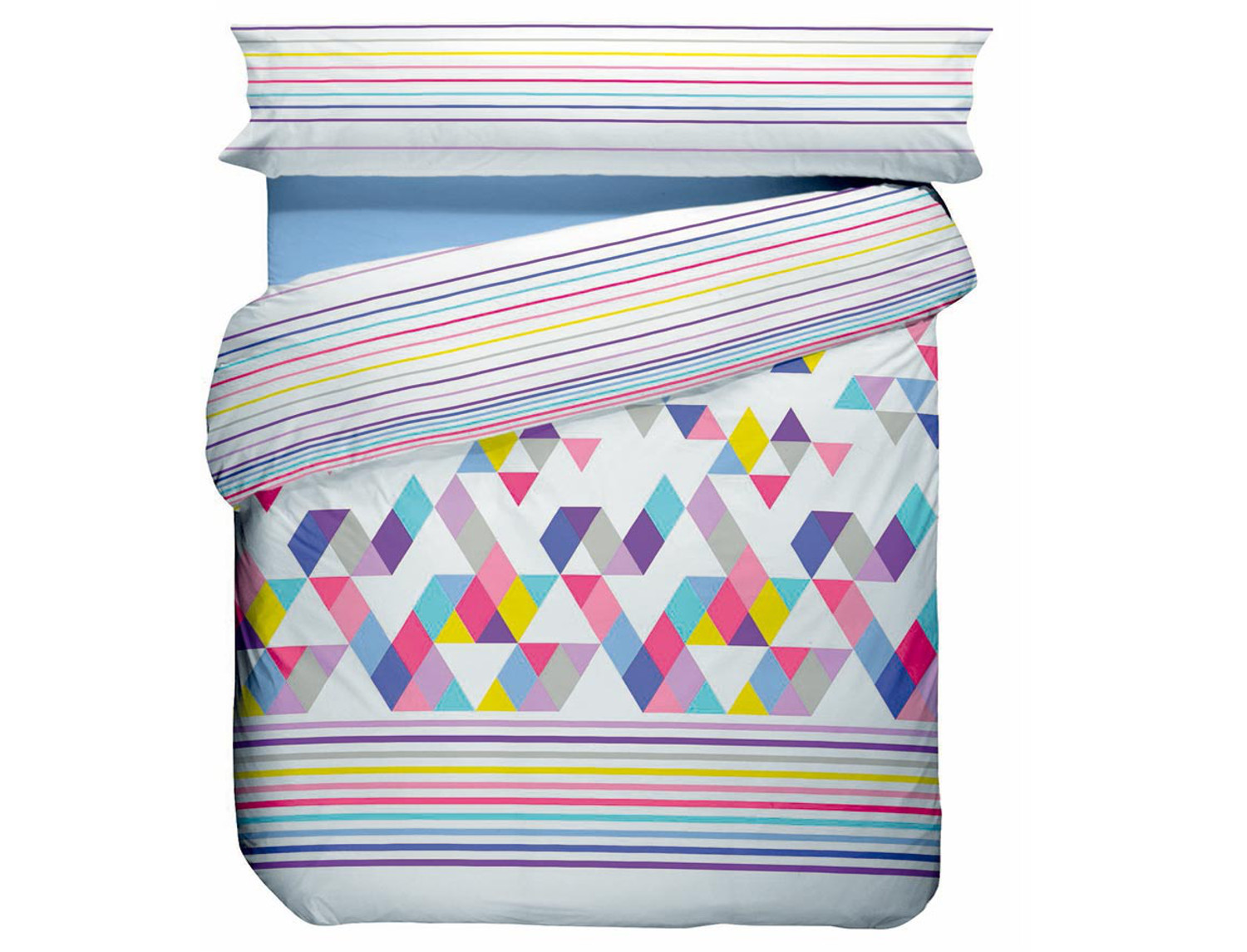 Quilt by Cañete Funda nórdica Kayla Oferta fin de existencias color Azul