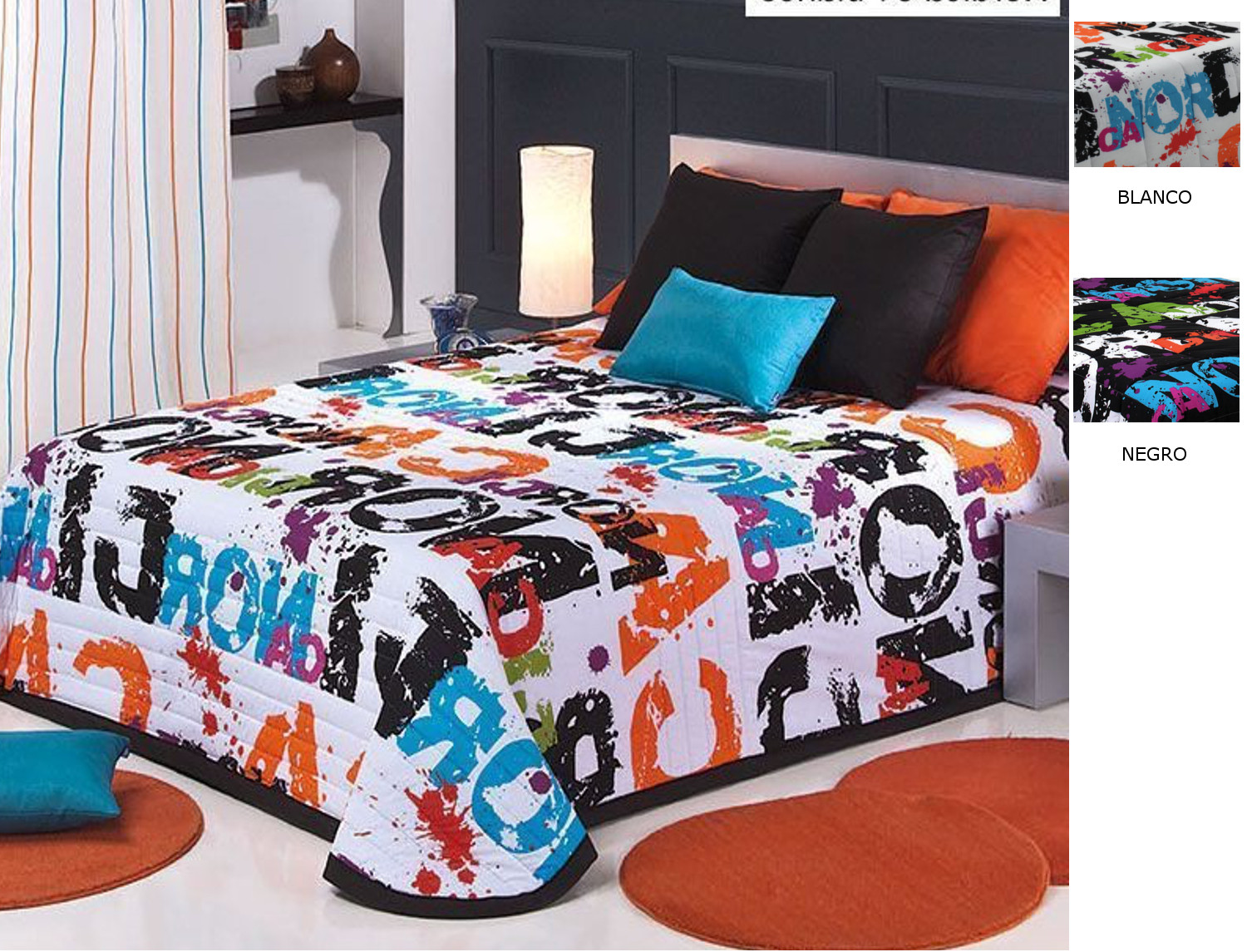 Cañete Confortino Nórdica color Blanco o Negro