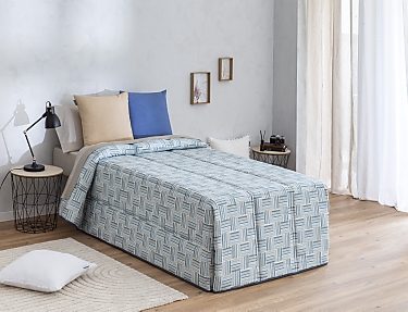 Confecciones Paula - Edredón bouti Moca doble relleno (200 gr)