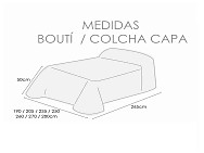 Edredón bouti Moca doble relleno (200 gr)