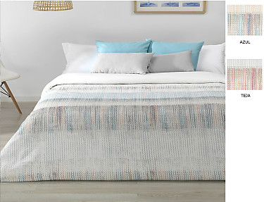 Cañete - Funda nórdica Nonna color Azul o Teja