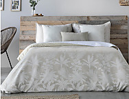 Funda nórdica Lomer color Blanco, Lino o Gris