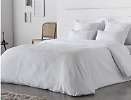 Funda nórdica Lomer color Blanco, Lino o Gris