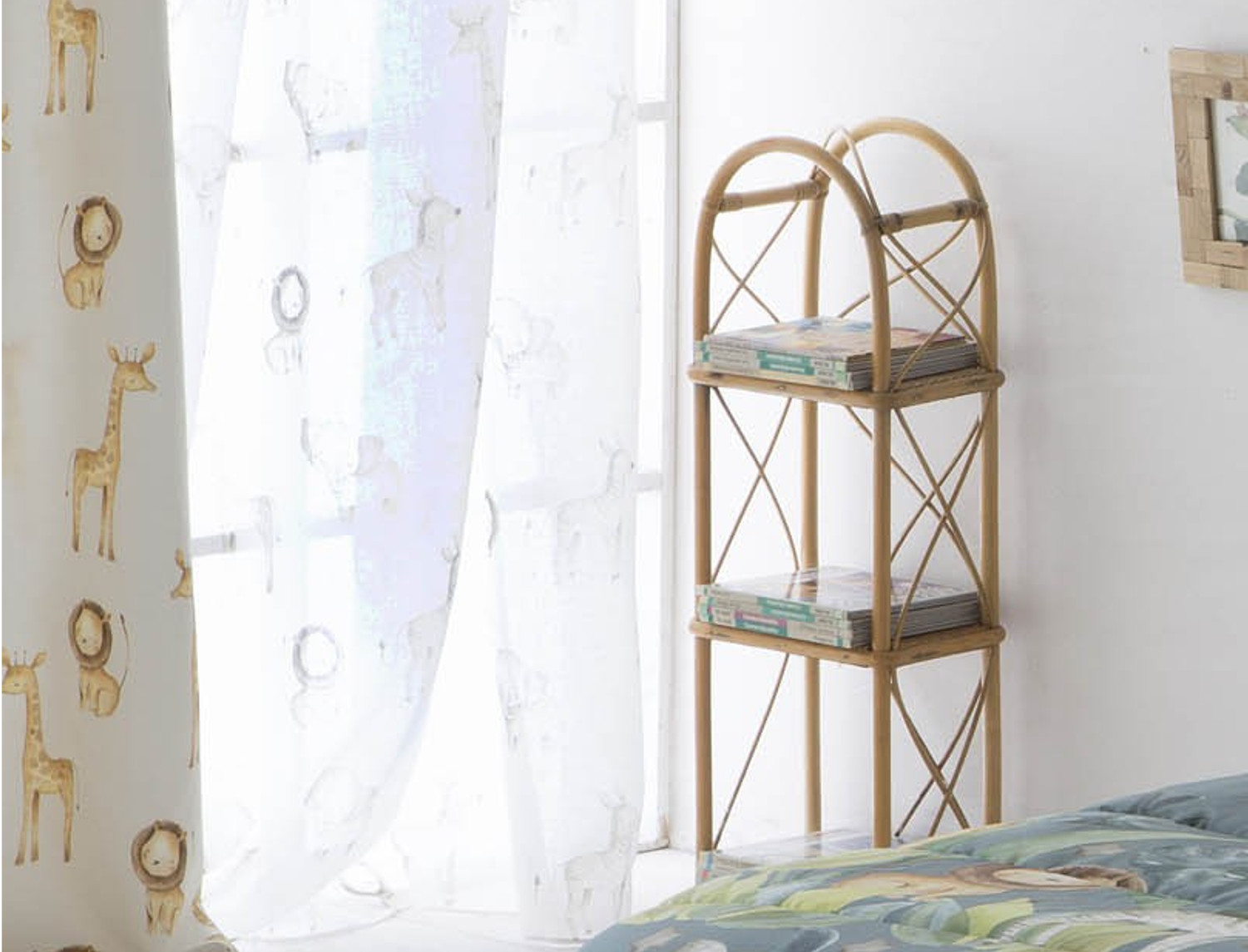 Cañete Cortina Visillo con ollaos Mufa