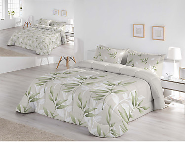 FunDeco - Edredón conforter reversible Desi con funda/s de cojín