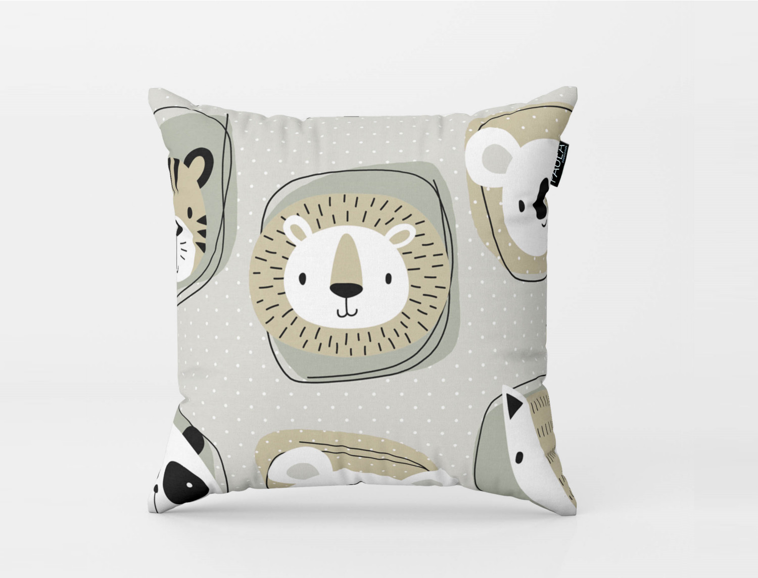 Confecciones Paula Cojín Zoo Beige