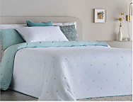 Edredón conforter reversible Polare con funda/s de cojín color Agua