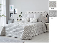 Bouti jacquard Parma 100gr con fundas de cojín color Beige o Gris