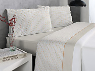 Juego de cama Delmont color Beige Oferta ultimas unidades