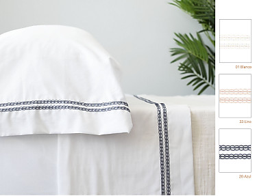 Cañete - Juego de cama Miso Satin Algodón 400 hilos