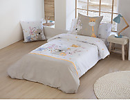 Funda nórdica 100% algodón Reversible Bunny JVR Multicolor