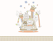 Bouti 100% Algodón Joyful Multicolor