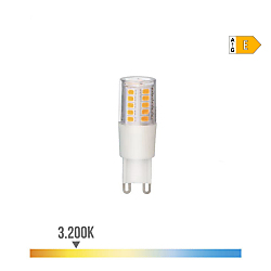 EDM - Bombilla g9 led 5.5w 650lm 3200k luz cálida base cerámica  1,8x5,4cm