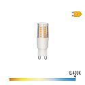 Bombilla g9 led 5.5w 700lm 6400k luz fría base cerámica  18x54mm