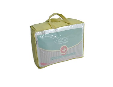Moshy - Pack Baby Dream: almohada, relleno nórdico y cubrecolchón de cuna o maxicuna