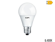 Bombilla standard led e27 17w 1900lm 6400k luz fría  6,5x12,5cm
