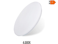 Aplique led circular de superficie 18 w 4000 k 1820 lm  32,5 x 6,2 cm