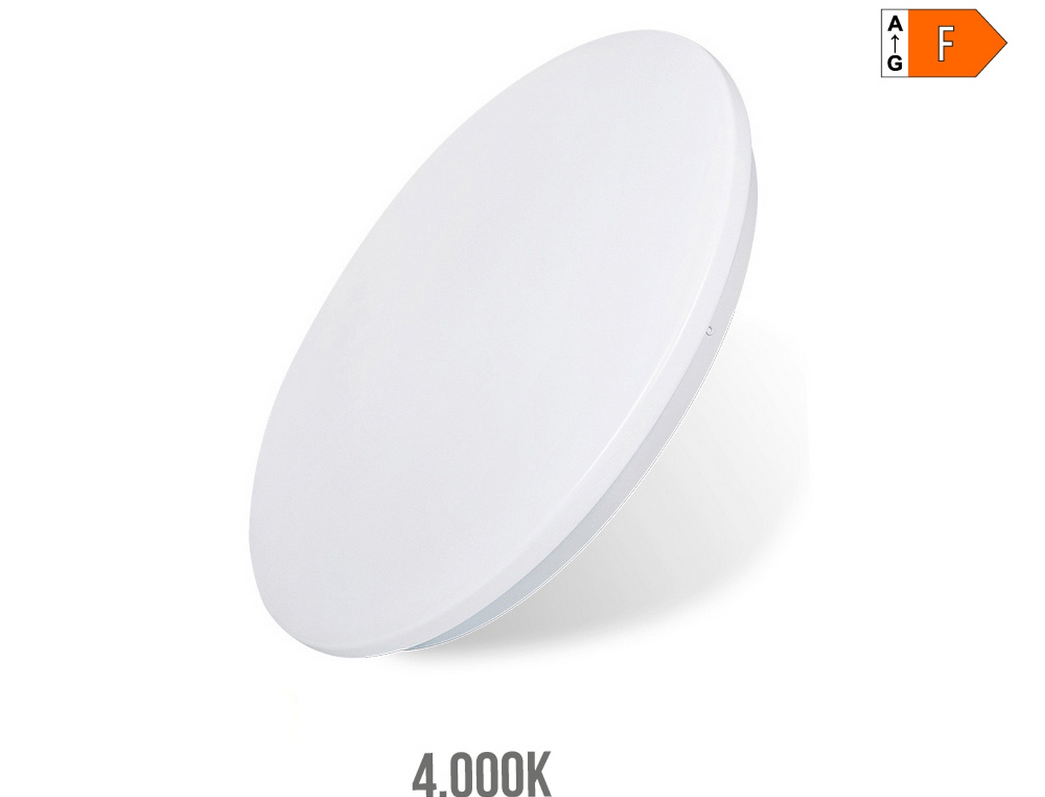 EDM Aplique led circular de superficie 18 w 4000 k 1820 lm  32,5 x 6,2 cm