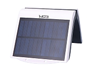 Aplique solar 2w 220lm 6.500k con sensor color blanco