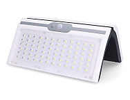 Aplique solar 6w 430lm 6.500k con sensor, color blanco