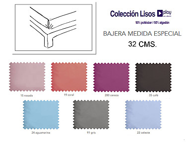 Cañete - Bajera lisos Play Basic 50/50 alto 32CM Oferta fin existencias