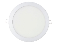 Downlight led empotrable redondo 20 w luz dia 4000 k 1500 lm cromado  22,5 cm