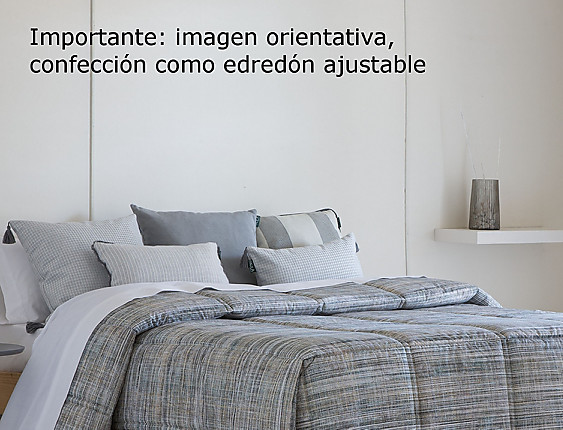 Confecciones Paula - Edredón Ajustable 100% Algodón Viella