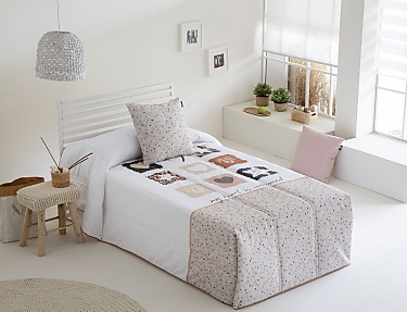 Confecciones Paula - Edredón Conforter 100% Algodón Love