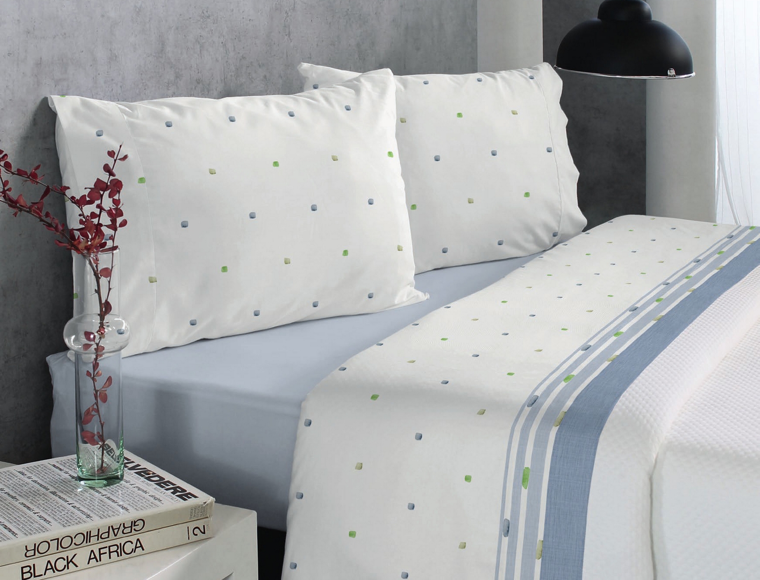 Reig Marti Juego de cama Nerín color Azul