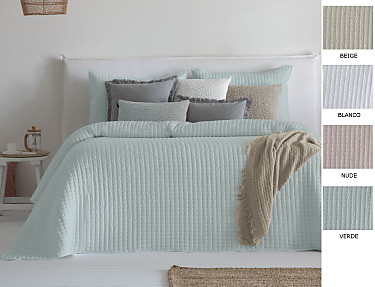 FunDeco - Bouti 150gr Azara con funda/s de cojín color Beige, Blanco, Nude o Verde