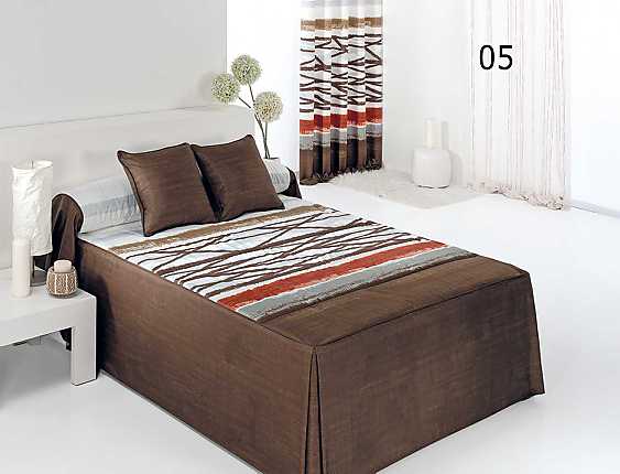 Reig Marti - Colcha edredón Azibar color Marrón o Morado Oferta últimas unidades