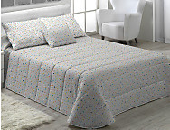 Edredón o Conforter Moku A color Gris o Turquesa