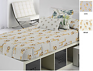 Edredón ajustable Nala A color Beige o Gris