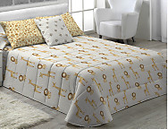 Edredón o Conforter Nala A color Beige o Gris