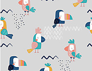 Edredón ajustable Sole A Gris o Turquesa