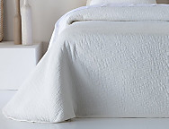 Colcha capa Drub color Crudo, Piedra o Gris claro