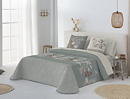 Edredón 240gr 100% algodón Ari color Gris o Marrón