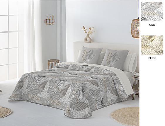 JVR - Bouti 100% Algodón Delhi color Beige o Gris